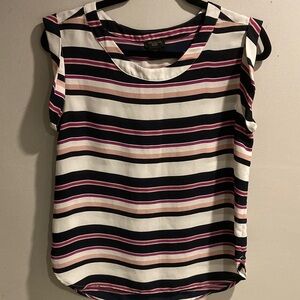 Ann Taylor Multicolor Striped Blouse